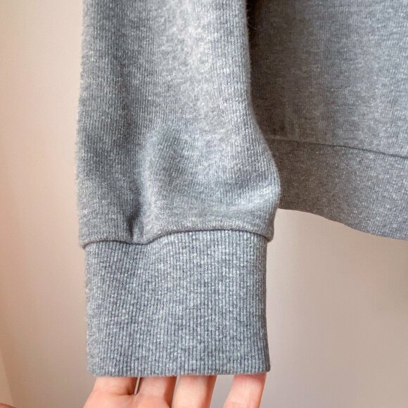 🍂 Light Gray Cotton Zip-Up Sweater with Red Embroidered Logo by U.S. Polo Assn. - Picture 8 of 9